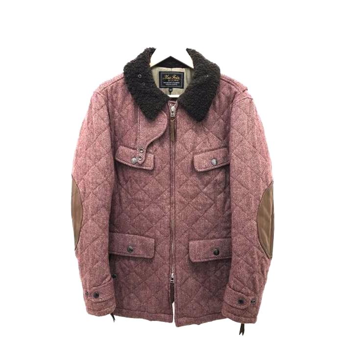 最新入荷 キルティングジャケット ツイードキルティングジャケット Fritz Max マックスフリッツ マックスフリッツ Fritz Max メンズ中綿ジャケット メンズ 1109 ブランド古着バズストア 中古 5 コート アウター