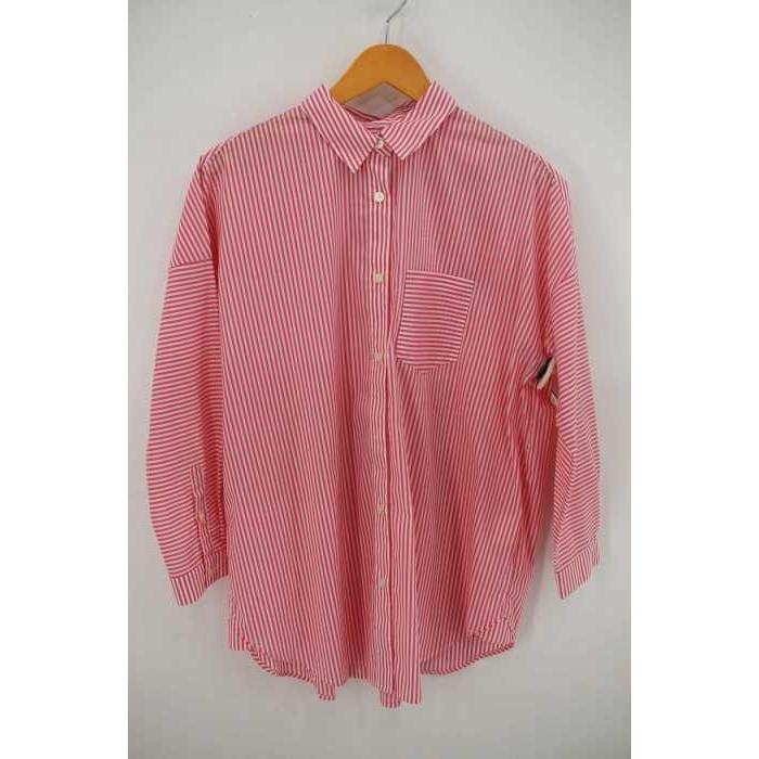 レプシィムローリーズファーム Lepsim Lowrys Farm シャツ ブラウス レディース サイズfree ストライプワイドシルエットボタンシャ ブランド古着販売のbazzstore 通販 Yahoo ショッピング