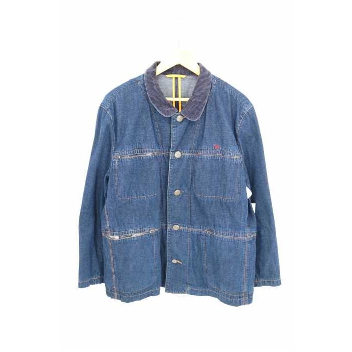 パパス Papas デニムジャケット メンズ サイズ表記無 コーデュロイ切替デニムジャケット 中古 ブランド古着バズストア ブランド古着販売のbazzstore 通販 Yahoo ショッピング
