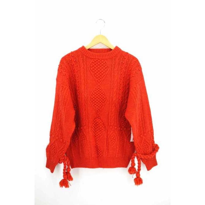 リリーブラウン Lily Brown ニット セーター レディース サイズfree アラン編みニットプルオーバー 中古 ブランド古着バズストア 261 ブランド古着販売のbazzstore 通販 Yahoo ショッピング