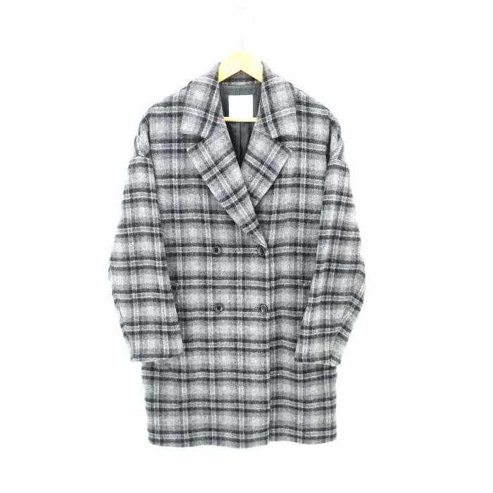 ミロワール ドゥ エンスウィート Miroir De Ensuite コート レディース サイズjpn 38 チェック柄 ウールコート 中古 ブランド ブランド古着販売のbazzstore 通販 Yahoo ショッピング