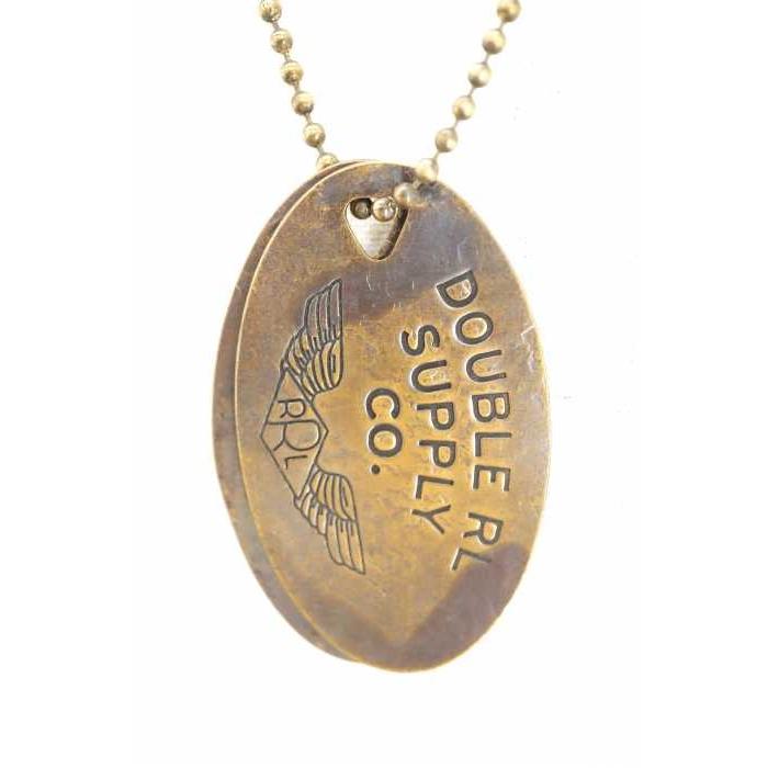 ダブルアールエル ラルフローレン Rrl Ralph Lauren ネックレス ペンダント メンズ サイズ表記無 ドッグタグネックレス ソリッドブラス ブランド古着販売のbazzstore 通販 Yahoo ショッピング