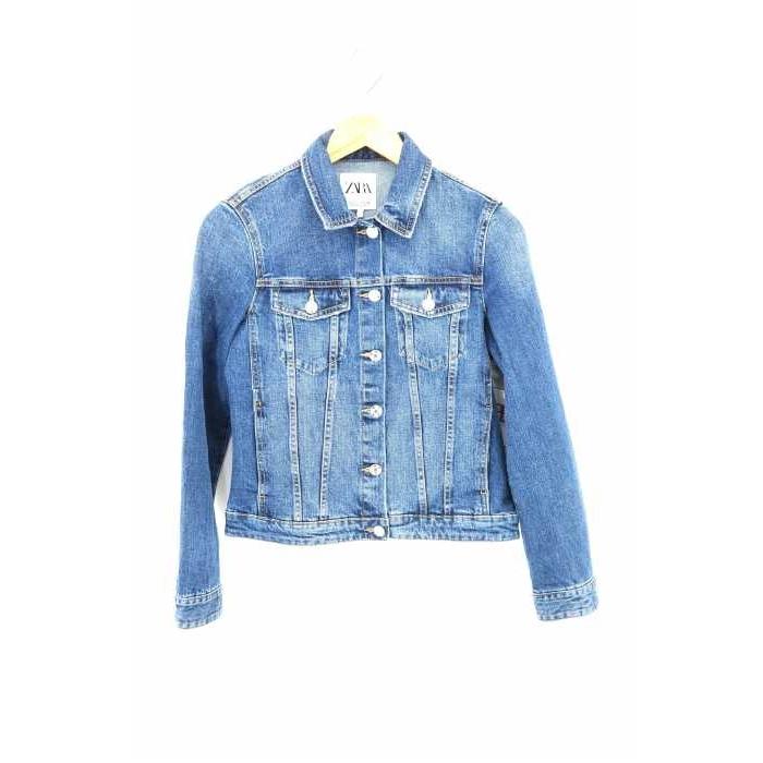 ザラ Zara デニムジャケット レディース サイズjpn S デニムジャケット 中古 ブランド古着バズストア ブランド古着販売のbazzstore 通販 Yahoo ショッピング