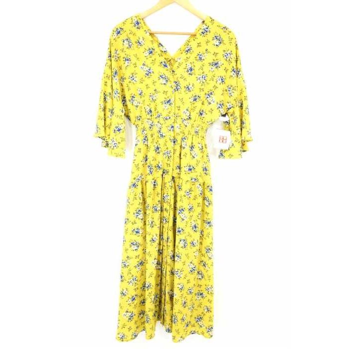 ムルーア Murua ワンピース レディース サイズfree カイリーフラワーワンピース 中古 ブランド古着バズストア ブランド古着販売のbazzstore 通販 Yahoo ショッピング