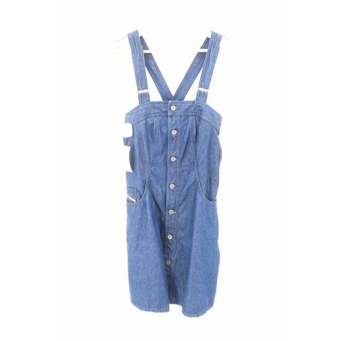 レディース デニムワンピース ディーゼル Diesel サイズxxs サロペットワンピース 中古 ブランド古着バズストア 0219 ブランド古着販売のbazzstore 通販 Yahoo ショッピング