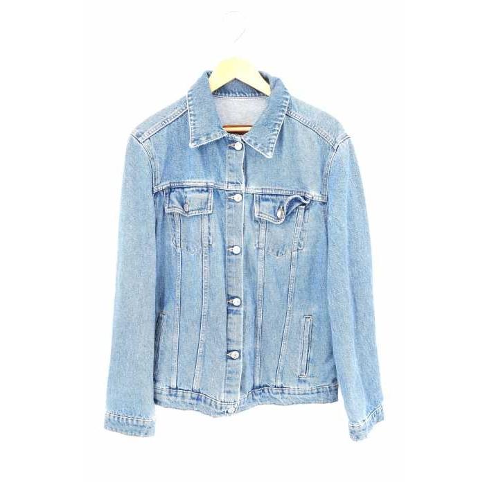 ザラ ウーマン Zara Woman デニムジャケット レディース サイズjpn S オーバーサイズデニムジャケット 中古 ブランド古着バズストア ブランド古着販売のbazzstore 通販 Yahoo ショッピング