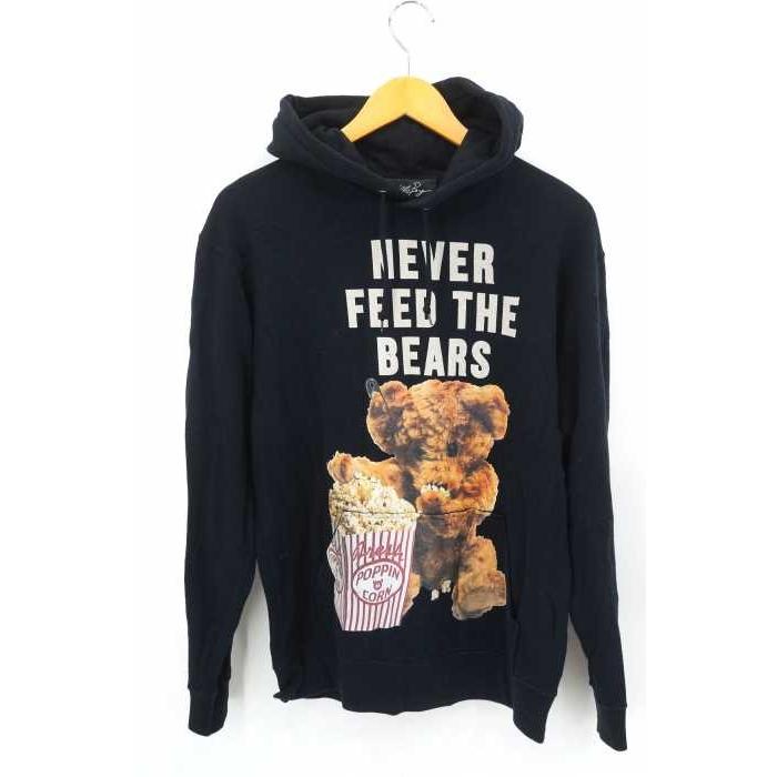 ミルクボーイ Milkboy プルオーバーパーカー メンズ サイズ表記無 ベアープリント プルオーバーパーカー 中古 ブランド古着バズストア ブランド古着販売のbazzstore 通販 Yahoo ショッピング