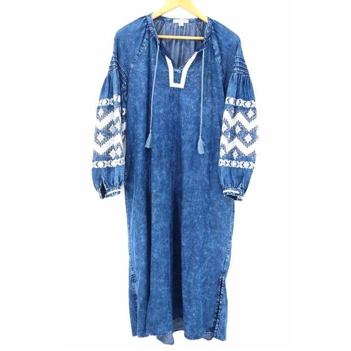 フリークスストア Freak S Store デニムワンピース レディース サイズfree 刺繍デニムワンピース 中古 ブランド古着バズストア ブランド古着販売のbazzstore 通販 Yahoo ショッピング