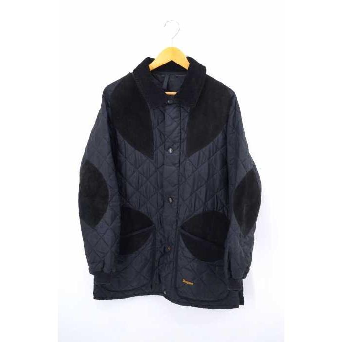 21年レディースファッション福袋特集 黒系 バブアー Barbour ナイロン 100 03 ブランド古着バズストア 中古 Keeperwe 0310 98年製 サイズimport M Barbour バブアー メンズ中綿ジャケット コート アウター Metaleader Ee