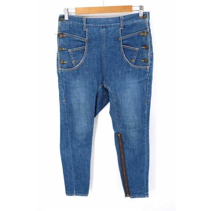 メンズジーンズ デニム フラボア Frapbois サイズjpn 0 サイドボタンサルエルデニムパンツ 中古 ブランド古着バズストア 0219 ブランド古着販売のbazzstore 通販 Yahoo ショッピング