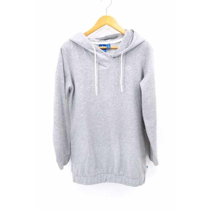 アディダス Adidas ロング丈プルオーバーパーカー レディース 42 中古 ブランド古着バズストア 0713 ブランド古着販売のbazzstore 通販 Yahoo ショッピング