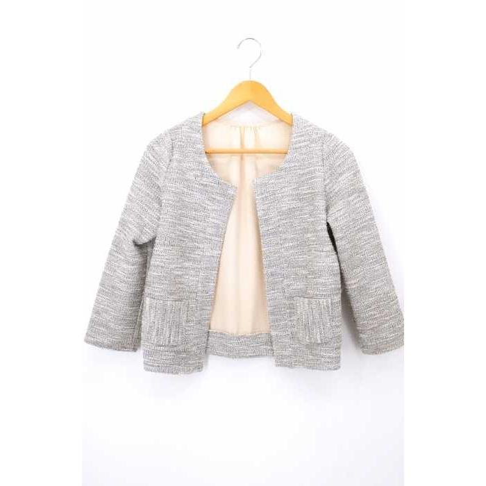 コラージュ ガリャルダガランテ Collage Gallardagalante 異素材切替ノーカラージャ 中古 ブランド古着バズストア 0803 ブランド古着販売のbazzstore 通販 Yahoo ショッピング