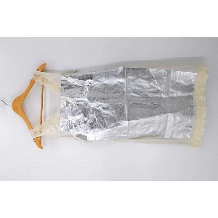 男の子向けプレゼント集結 チュニックワンピース レディース 0622 ブランド古着バズストア 中古 銀箔 アーティザナル 0 00s Margiela Martin Maison メゾンマルタンマルジェラ Marti Maison ワンピース チュニック