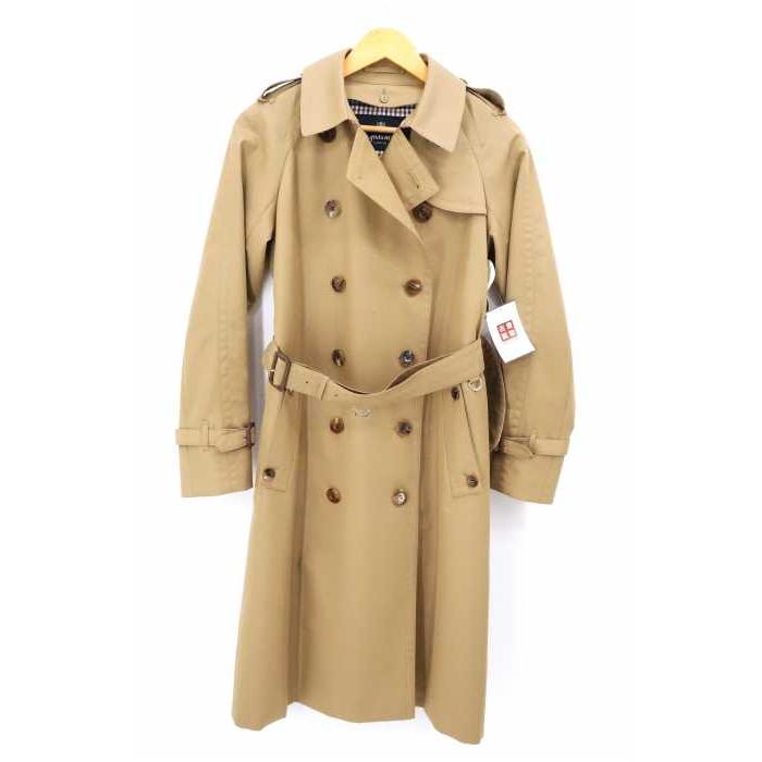 アクアスキュータム Aquascutum トレンチコート ハニーベージュ レディース 6 中古 ブランド古着バズストア 0713 ブランド古着販売のbazzstore 通販 Yahoo ショッピング