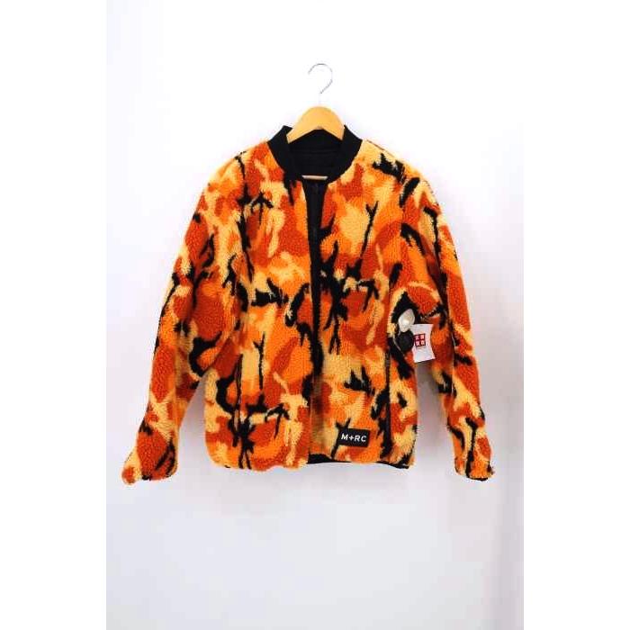 マルシェノア M+RC NOIR camo fleece reversible bomber フリースリ 