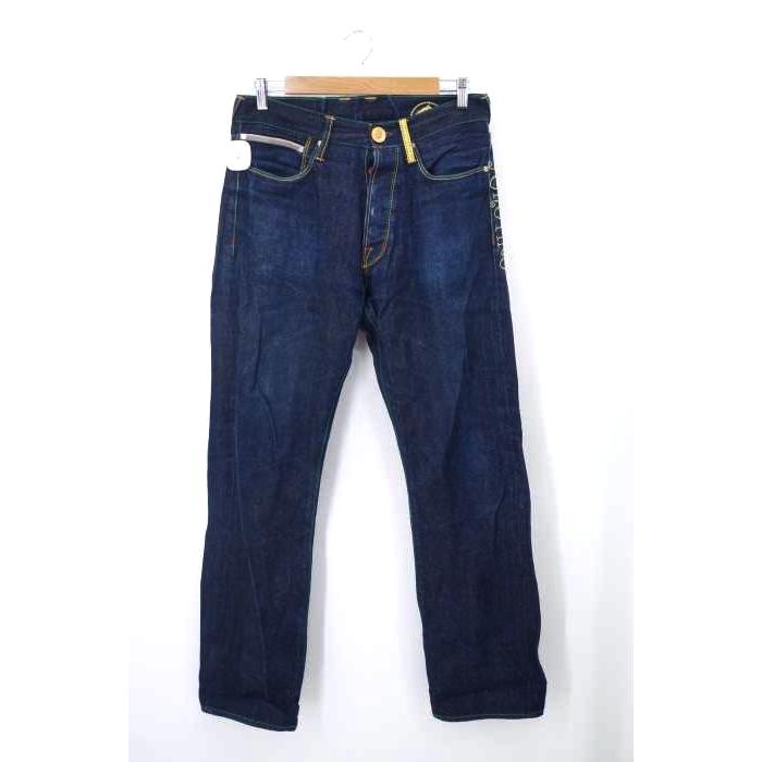 ヨロピコジーンズ Yoropiko Jeans サイド刺繍インディゴデニム メンズ 中古 古着 ブランド古着販売のbazzstore 通販 Yahoo ショッピング