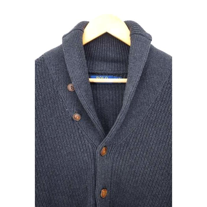 ポロラルフローレン Polo Ralph Lauren ウッドボタン ショールカラーローゲージニットカーディガン メンズ 中古 古着 ブランド古着販売のbazzstore 通販 Yahoo ショッピング