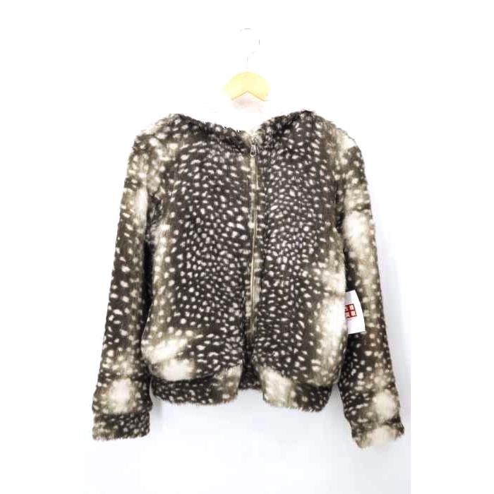 ツモリチサト TSUMORI CHISATO ゴマファーフードブルゾン ジャケット 