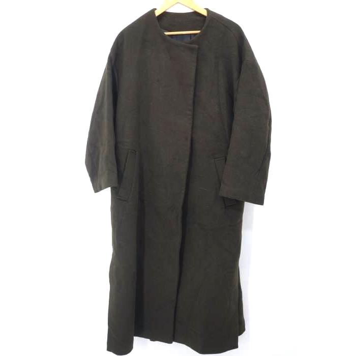 ジャーナルスタンダード Journal Standard ノーカラーコクーンコート レディース M 中古 古着 ブランド古着販売のbazzstore 通販 Yahoo ショッピング