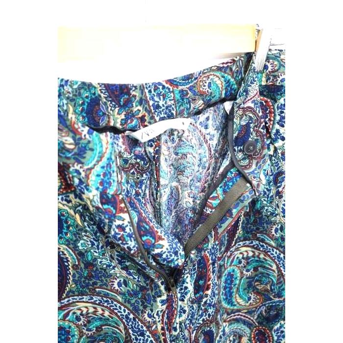 ザラ Zara ペイズリー柄レーヨンフレアパンツ レディース M 中古 ブランド古着販売のbazzstore 通販 Yahoo ショッピング