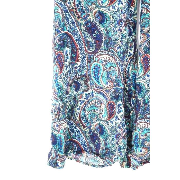 ザラ Zara ペイズリー柄レーヨンフレアパンツ レディース M 中古 ブランド古着販売のbazzstore 通販 Yahoo ショッピング