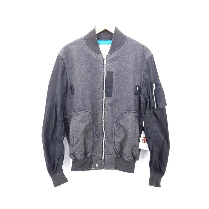 サカイ Sacai 14ss 異素材切替 Ma 1 ブルゾン ブルゾン ジャンパー メンズ 2 中古 古着 ブランド古着販売のbazzstore 通販 Yahoo ショッピング