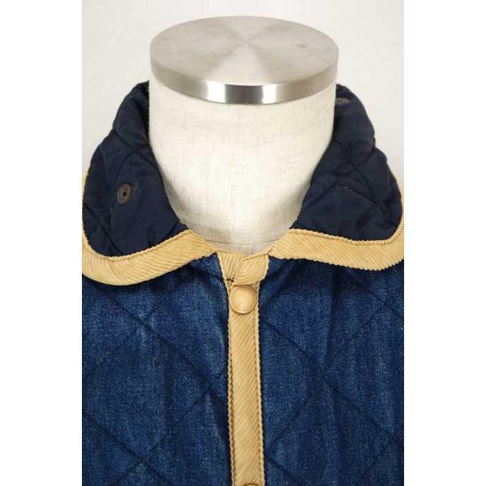 割引 コート アウター 全品送料無料 ポイント2倍 Lavenham ラベンハム キルティングジャケット メンズ サイズ36 インディゴキルティングジャケット 中古 ブランド古着バズストア Ism Com Ge