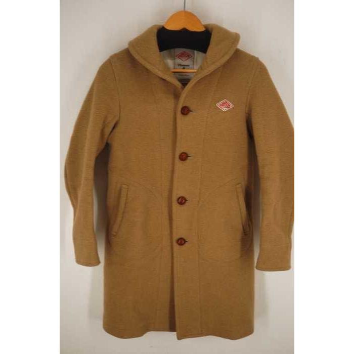 メール便無料 Danton ダントン ポ ウール コットン 茶系 ダントン Danton ステンカラーコート ラウン ウールモッサー Coat Collar Round Mosser Wool サイズ34 レディース コート アウター Relais Josephine Rangiroa Com
