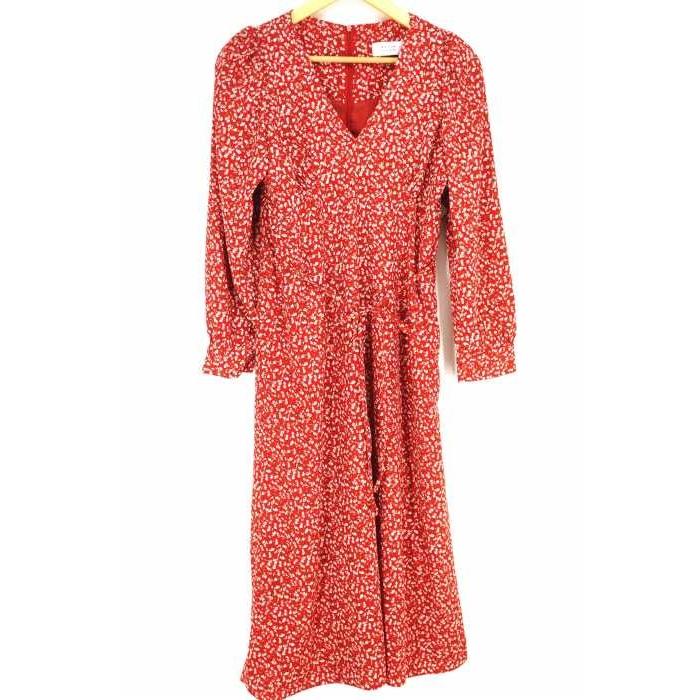 メゾンクルール Maison Couleur ワンピース レディース サイズfree Vintage Flower V Neck Dress 中古 ブ ブランド古着販売のbazzstore 通販 Yahoo ショッピング