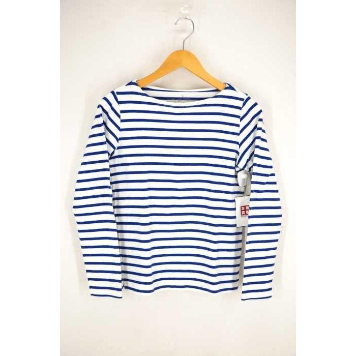 ムジルシリョウヒン 無印良品 ボートネックtシャツ レディース サイズjpn M 長袖ボーダーボートネックカットソー 中古 ブランド古着バズストア ブランド古着販売のbazzstore 通販 Yahoo ショッピング