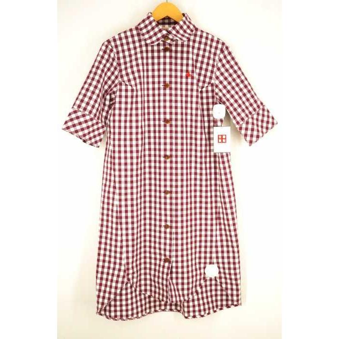 最終決算 レディース チュニックワンピース Vivienne 0409 ブランド古着バズストア 中古 ギンガ Label Red Westwood Vivienne ヴィヴィアンウエストウッドレッドレーベル Wes ワンピース チュニック Royalwatchcenter Ir
