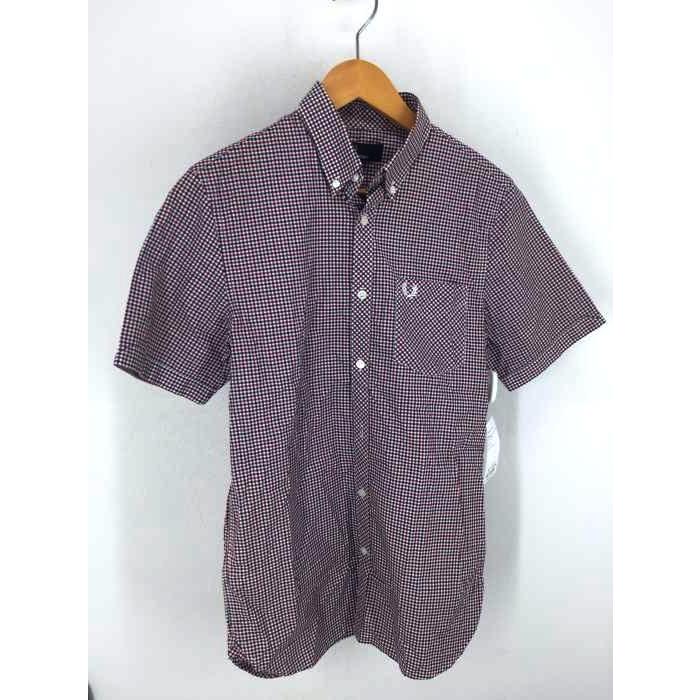 フレッドペリー Fred Perry 月桂樹刺繍 ギンガムチェックシャツ メンズ S 中古 1127 ブランド古着販売のbazzstore 通販 Yahoo ショッピング