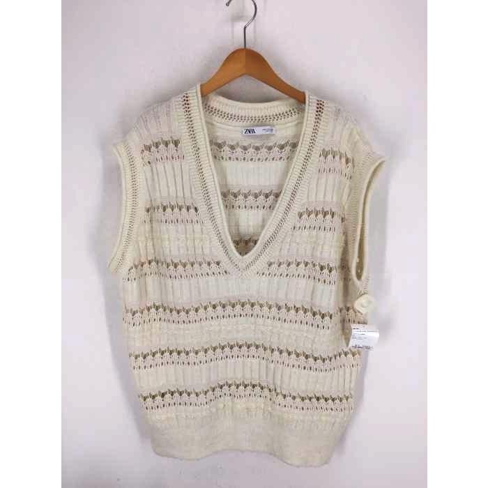ザラ Zara オーバーサイズニットベスト メンズ 中古 2103 ブランド古着販売のbazzstore 通販 Yahoo ショッピング