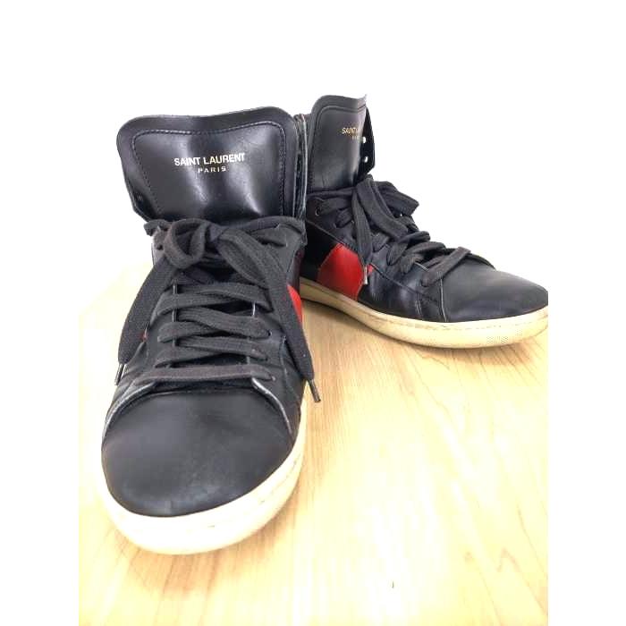 サンローランパリ Saint Laurent Paris ハイカットスニーカー メンズ Eur 41 中古 古着 210609 8119091270161 ブランド古着販売のbazzstore 通販 Yahoo ショッピング