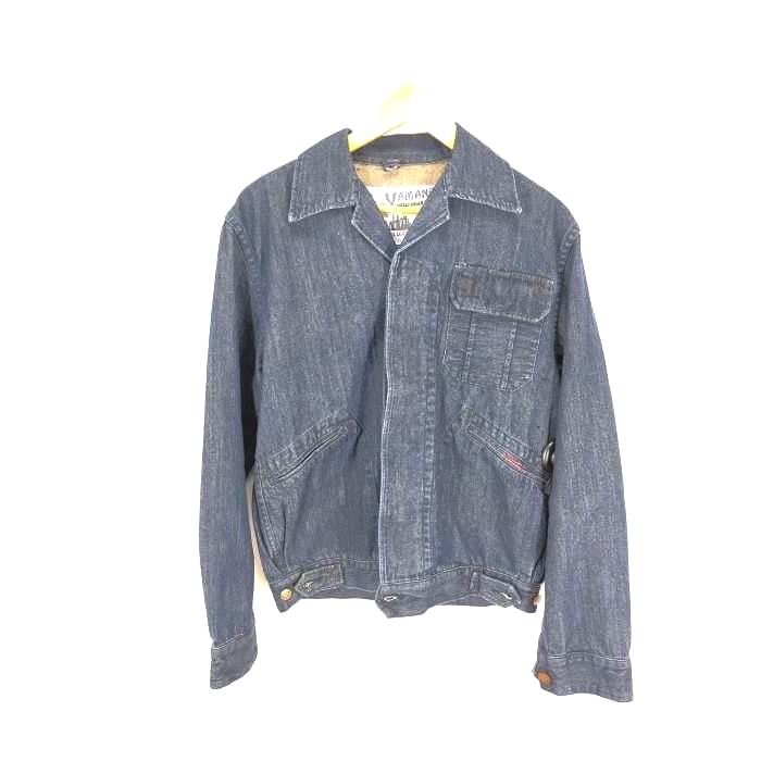 割引発見 ヤマネ青系 Yamane メンズgジャン デニムジャケット ヤマネ 中古 40 42 メンズ デニムシャツ 戌バックプリント Yamane ジャケット Smssvg Org