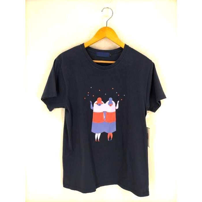ビームスティー Beams T クルーネックtシャツメンズ L L 日本サイズ L 相当 プリントtシャツ 中古 古着 1256 ブランド古着販売のbazzstore 通販 Yahoo ショッピング