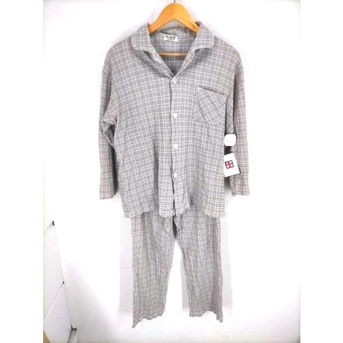 ユーズドフルギ Used古着 チェック柄パジャマセットアップ メンズ S 中古 古着 公式通販