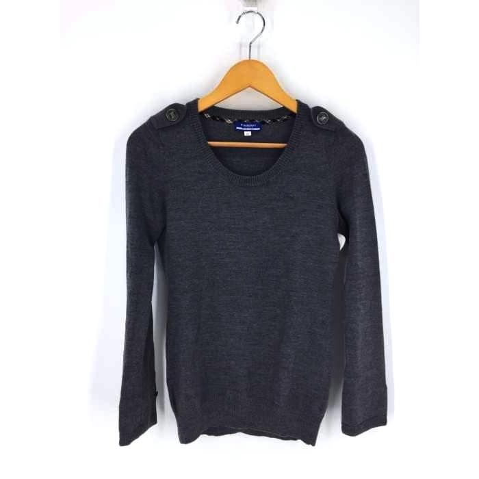 バーバリーブルーレーベル BURBERRY BLUE LABEL エポレット付き刺繍クルーネックニット メンズ 38 中古 古着 220111 :8220856242238:ブランド古着販売のBAZZSTORE - 通販 - Yahoo!ショッピング