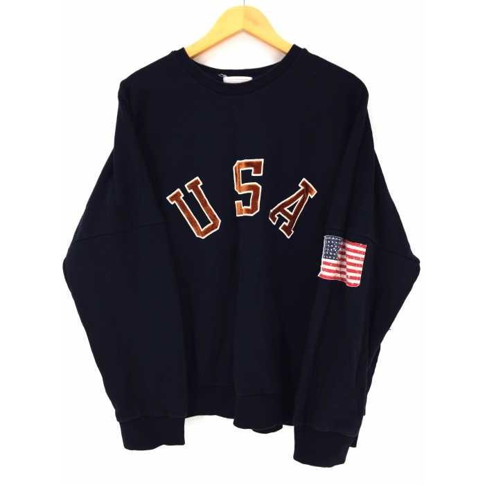 ブラックスミスアパレル Blacksmith Apparel Usa Big トレーナー 韓国 スウェッ 中古 ブランド古着バズストア 0713 ブランド古着販売のbazzstore 通販 Yahoo ショッピング