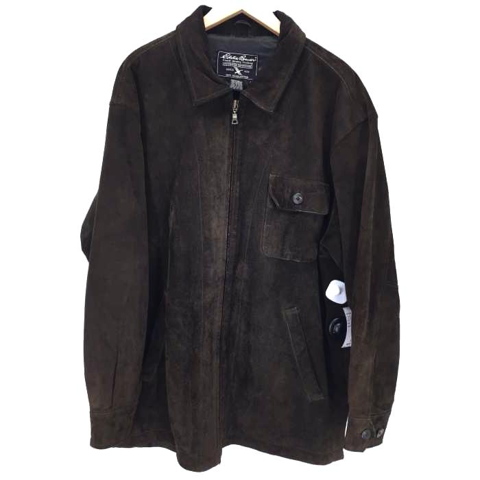 エディーバウアー Eddie Bauer ジップアップ スエードジャケット メンズ M 中古 1127 ブランド古着販売のbazzstore 通販 Yahoo ショッピング