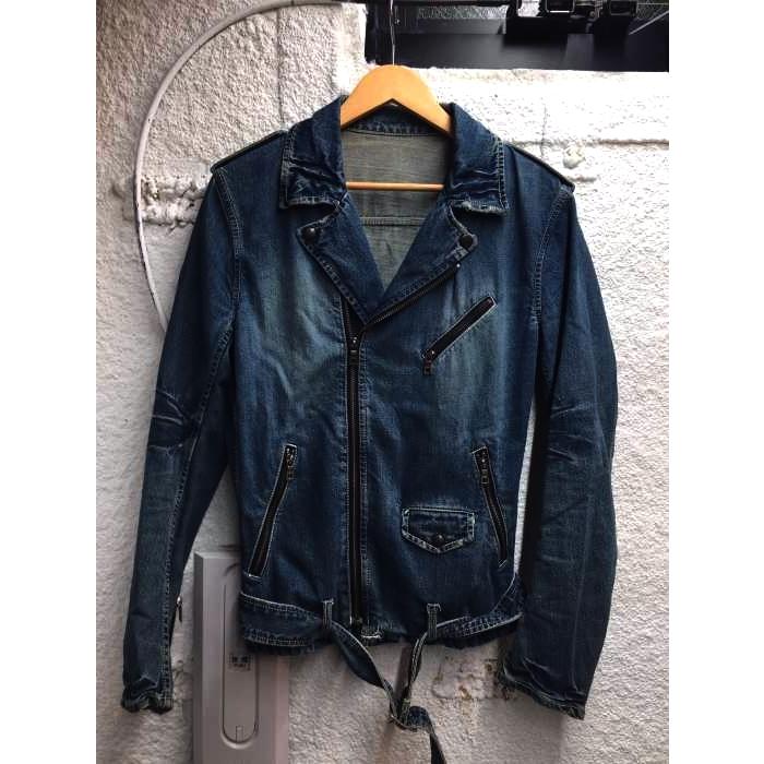 Sale ジャケット メンズgジャン デニムジャケット Ships Jet Bl シップスジェットブルー Ships Jet Blue デニムダブルライダース メンズ L 中古 1222 Www Threeriversofs Com