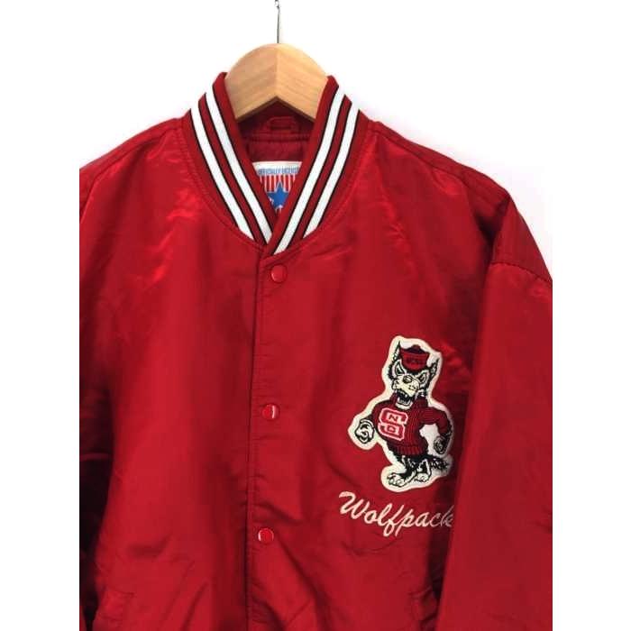 限定製作 ジャケット メンズスタジャン Used古着 ユーズドフルギ赤系 ユーズドフルギ Used古着 U S College Collection スタジャン メンズ M 中古 Www Threeriversofs Com