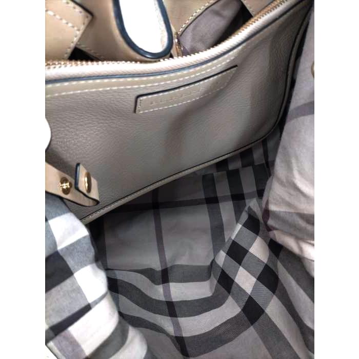 バーバリー BURBERRY 2WAY レザーハンドバッグ メンズ  中古 古着 211229｜bazzstore｜05