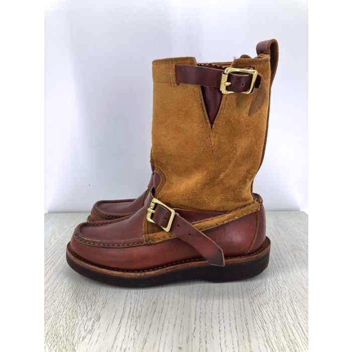 激安先着 Russell ラッセルモカシン ブランド古着バズストアbazzstore レディース Moccasin 古着 中古 4d レディース スウェード切替エンジニアブーツ ブーツ