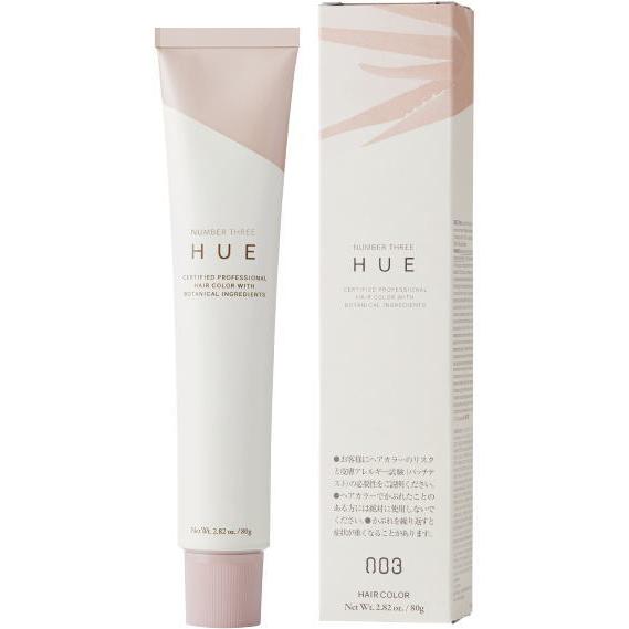 ナンバースリー 003 HUE ヒュウ カラー 6 0W グレイライン 80g 染毛剤