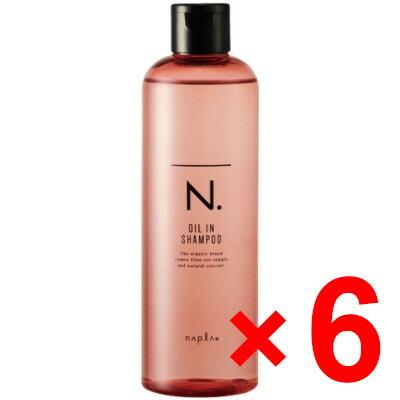 送料無料 ナプラ ／ N. エヌドット オイルイン シャンプー 300ml 6個 フルーティーフローラルの香り 送料無料 ナプラ ／ N. エヌドット オイルイン シャンプー 300ml 6個