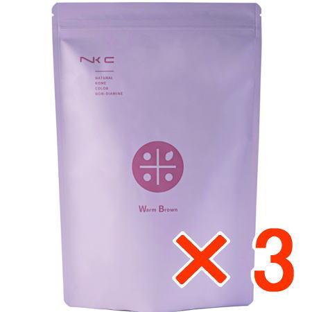 送料無料 ナッシュ ／ ナチュラル米カラー ノンジアミン ウォームブラウン 150g 3個 送料無料 ナッシュ ／ ナチュラル米カラー ノンジアミン ウォーム