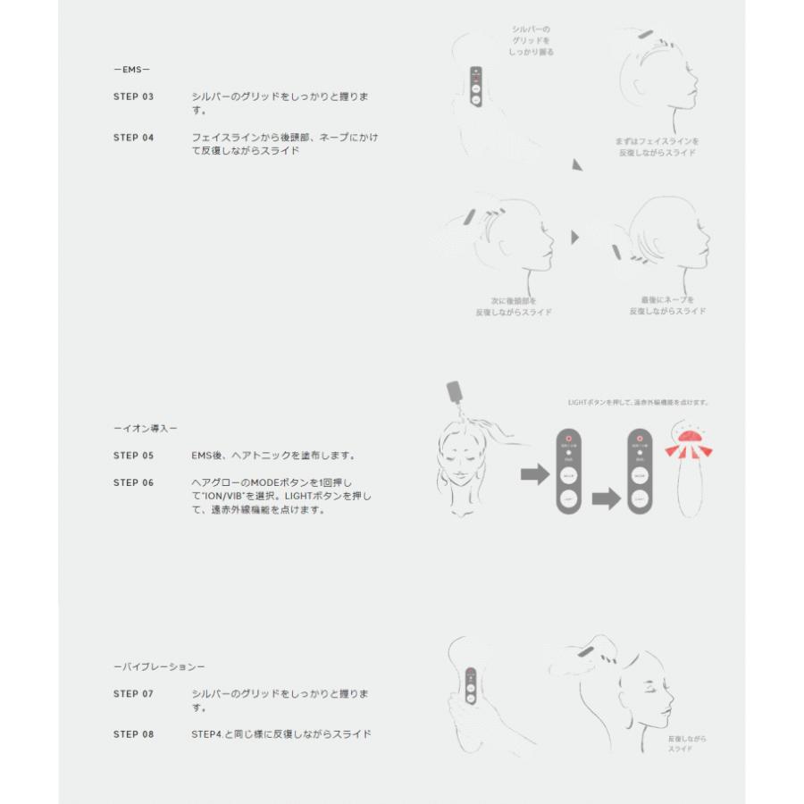 プテロ putelo ヘアグロー機器 スカルプ&エステを簡単に行うことが
