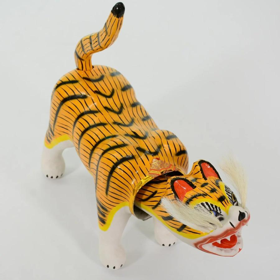 三宅人形店 張子の虎 全長34cm〜90cm 【張り子の虎】【張子虎】【首