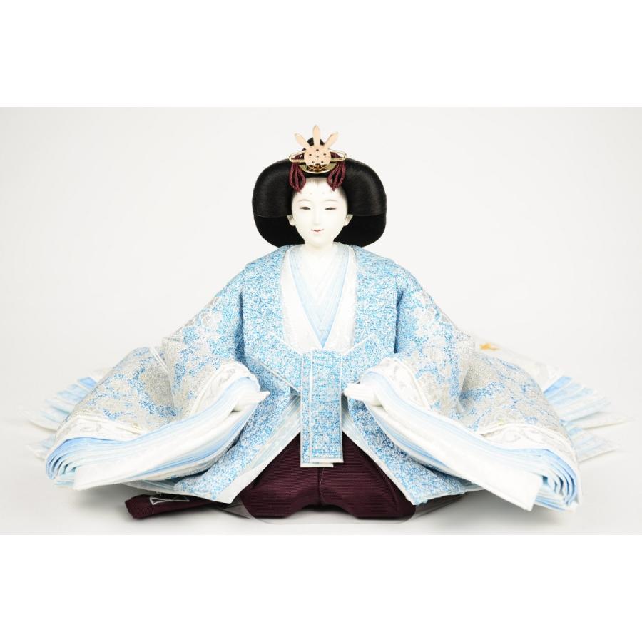 雛人形 左京 田村芙紗彦 限定製作品 親王飾り 京十番 縹菊華 アクリル